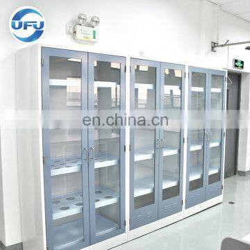 Laboratory Furniture Steel Structure Industrial Storage Cabinet With PP Shelves photo-4