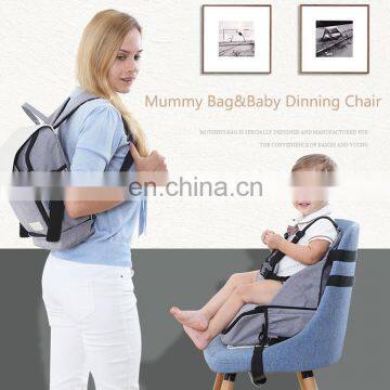 Mommy Bag Multi-function Large-capacity Portable Seat Bag Dining Chair for Going Out photo-6