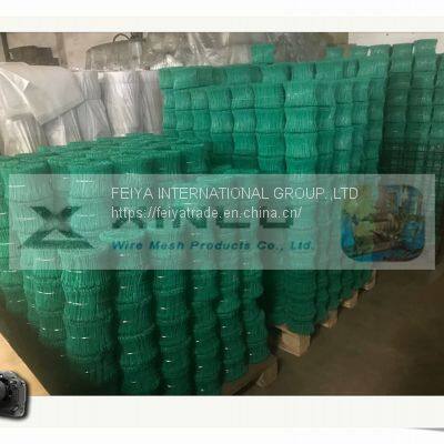 Green Colour PVC Coated Wire Ties, PVC Coated Double Loop Wire Ties photo-2