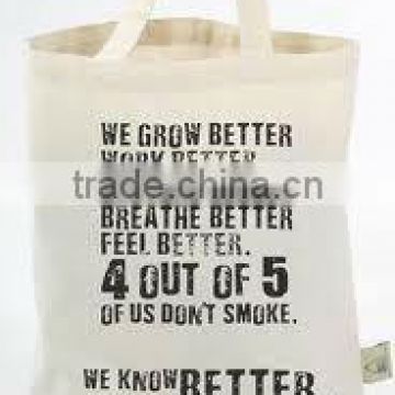 best quality logo printed cotton bag