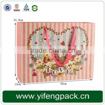 2015 popular gift paperbag ,paper bag gift, fancy gift paper bag