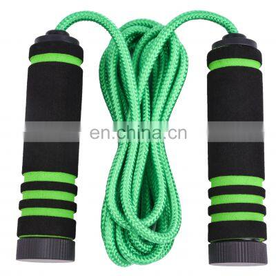 Jump Rope Aerobic Exercise Bearing Rapid Speed Skipping Rope with MMA Foam Handles Adjustable Kids Jump Rope