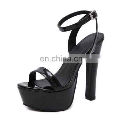 Pakistan Design Women Ankle Straps Platform High Heels Sandals Shoes