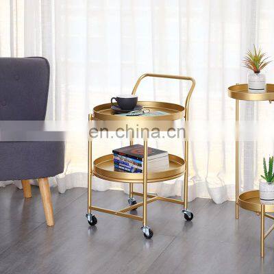 Coffee Table New Design Gold End Corner Small Tray Nordic Living Room Furniture Side Round Sets Modern Coffee Tables With Wheels