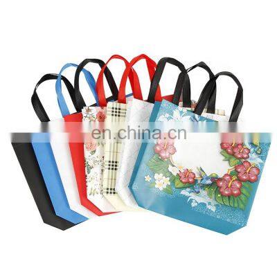 Recyclable Shopping Non Woven Bags Tote Foldable Eco with Logos