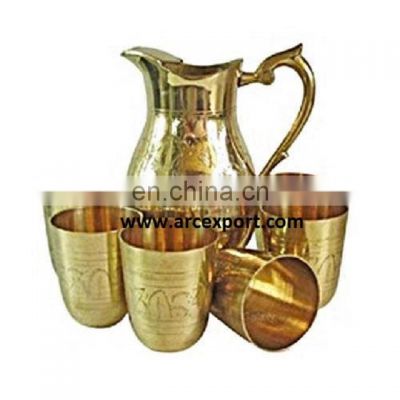 fancy jug and glass set