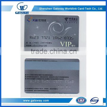 Plastic Club Membership Cards With Magnetic Stripe Plastic Cards