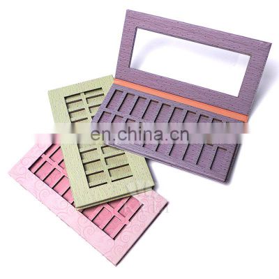 Magnetic Eyeshadow Palette 20 Color Round Hole Handmade Empty Makeup Eye Shadow Packaging Pallet Custom Logo