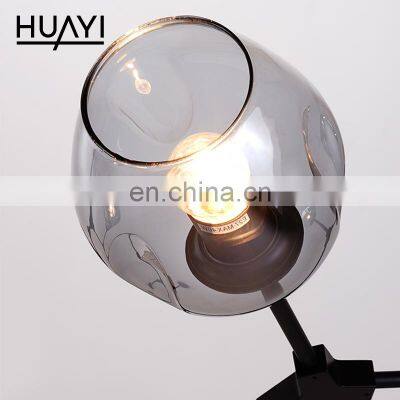HUAYI Best Seller Glass Cover Living Room Restaurant Modern Nordic Simple E27 Bulb Chandelier