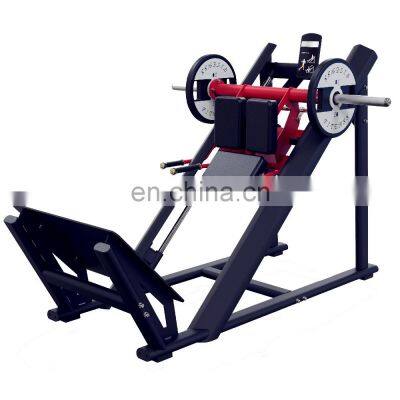 Sport Goods Power Gym Leg Press Machine Hack Squat Steel Linear Bearings 200kg Rating