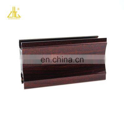 Customized ZHONGLIAN 6063 Aluminium Profile with Champagne Electrophoresis