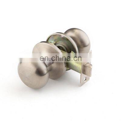 Satin Stainless Steel Passager Two Round Ball Dummy Knob Tubular Door Lock photo-4