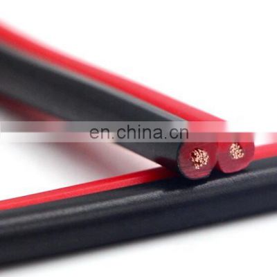 2 Core High Quality Flat Cable Audio Speaker Wire For Video Cable Red Black Parallel Copper Speaker Cable