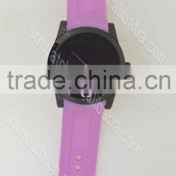 Fashionable large dial watch silicone watch, customized colors available