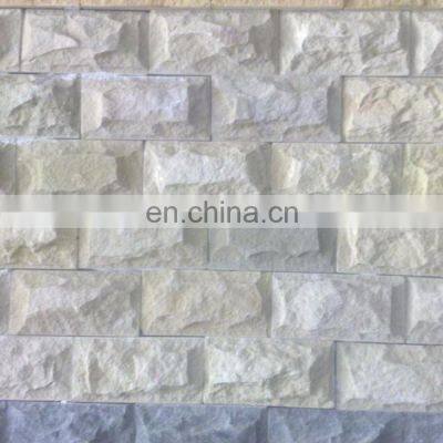 Cuttable mushroom sandstone tiles for exterior wall design with different color sandstone