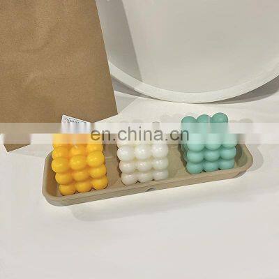 Wholesale Luxury 2021 Hot-sell Bubble Aroma Fragrance Ready to Ship Gift Set Rubik's Cube Scented Bubble Candles photo-5