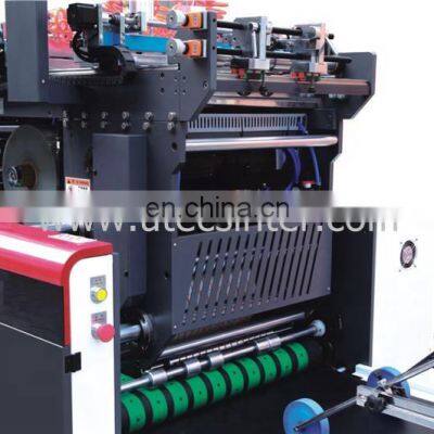 UTM800A CE Approval Certificate Automatic Toy Paper Display Box Window Patching Gluing Machine With Corner V Cut and Creasing photo-5