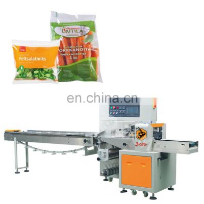 Automatic Fruit Vegetable Carrot Pouch Flow Horizontal Packing Packaging Machine