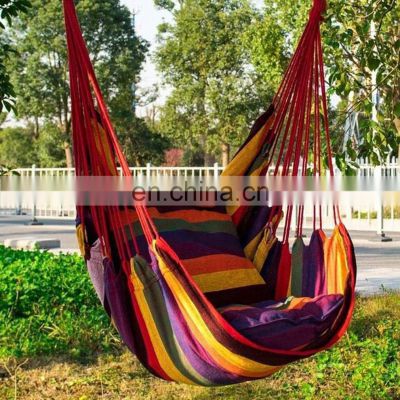 Outdoor Indoor Hammock Chair With Pillow And Pocket Leisure Portable Hammock Canvas Hammocks