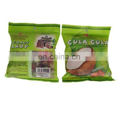 Factory wholesale heat sealed bags for coconut candy  Durian Coconut Candy Food Snack Packaging Bags