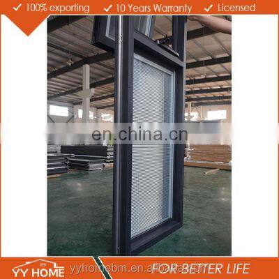 YY Australia Standard AS2047 Double Glazed Aluminum Top Hung Windows Made in China Door and Windows