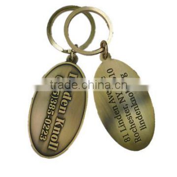 Metal Die casting Anti-bronzed Keychain