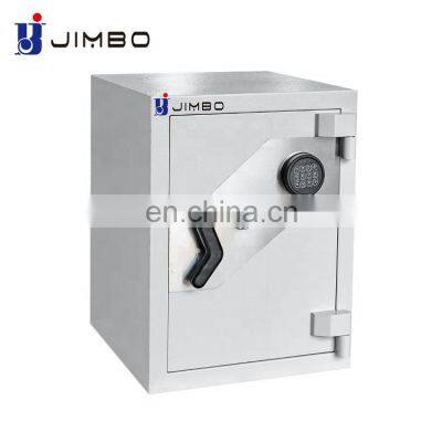 JIMBO New white office security coffer fort steel firearm fire burgler resistant deposit box