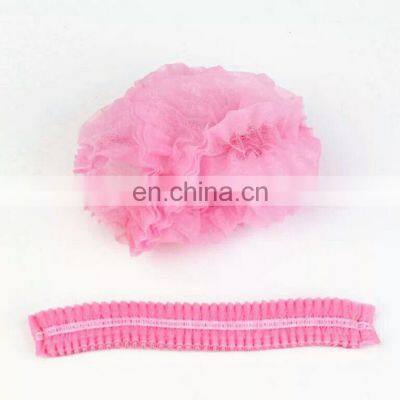 Anti-dust Non-woven Mob Cap Food Industry Use Clip Cap Non-woven Hair Net Clip Cap photo-3
