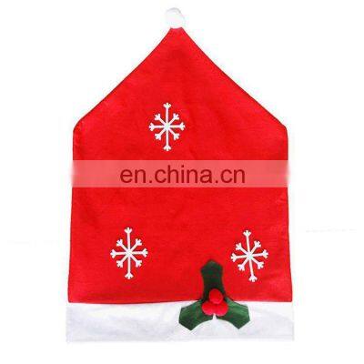 Holiday Supplies Good Quality Sale Dining Snowflake White Covers Christmas Chairs photo-4
