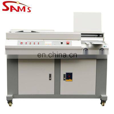 55mm width  300books/hour hot melt book perfect paper glue  binding machine