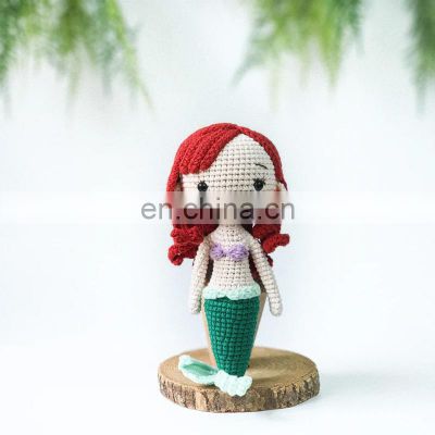 Hot Sale the little mermaid crochet amigurumi doll Handmade Kid's Toy crochet toy for baby Vietnam Supplier Cheap Wholesale