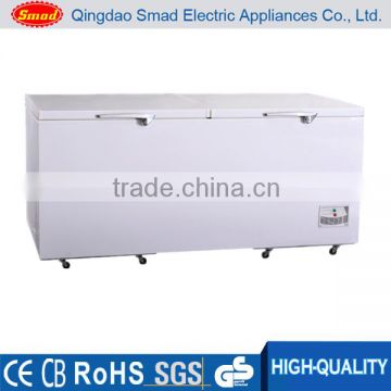 1000L commercial supermarket Manual Defrost chest freezer