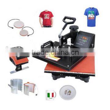 cheap combo t-shirt .bill shaking head manual heat transfer press machine,printing machine