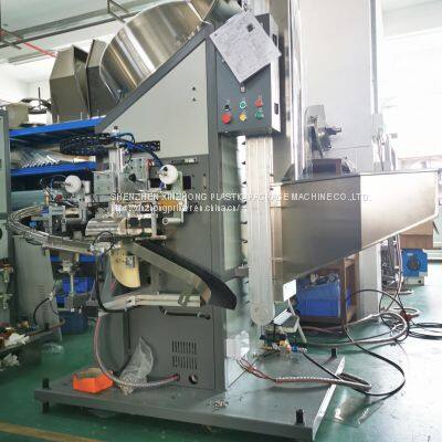 Automatic heat stamping metal plastic closure tube hot stamping machine for vodka wine spirit cap