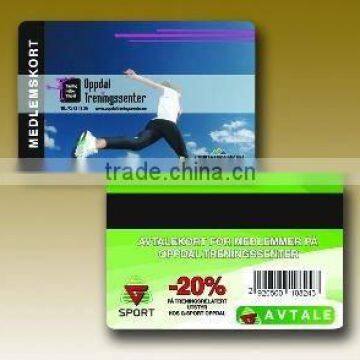 discount PVC Magnetic stripe card