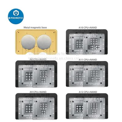 WL 2 In 1 CPU NAND BGA Reballing Stencil Platform for iPhone 6-XSM