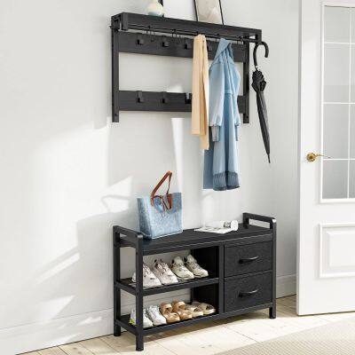 Coat Rack and Shoe Rack With Drawers photo-3