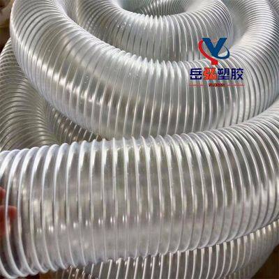 High temperature resistant PVC steel wire hoseThickened frost-resistant PVC transparent steel wire pipe