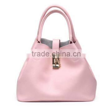 2016 Fashion Design Lady Handbag Custom Large Tote Bag Leather Bag photo-5