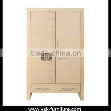 WD-005 Modern Design OAK Wood Veneer Wardrobe