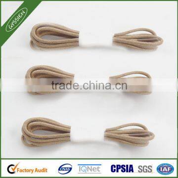 Polyester Round Wax Rope Custom Shoe Lace