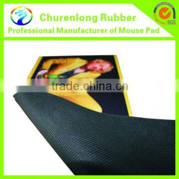 2016 new products The hot sell nitrile rubber bar mat/runner with logo printing with non woven fabric