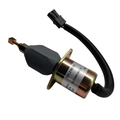 24V Electromagnet Stop Solenoid Valve 612600180175 for Shut Down Diesel Generators Engine Parts