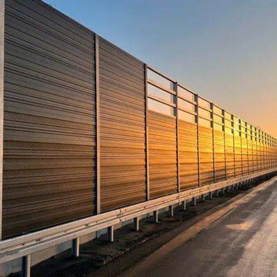 ISO/CE Certified Galvanized Steel Sound Barrier Wall Heavy-Duty Noise Reduction Panel for Highways/Industry Acrylic PVC Chinese photo-2