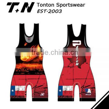 sublimation custom singlet wrestling singlets for men