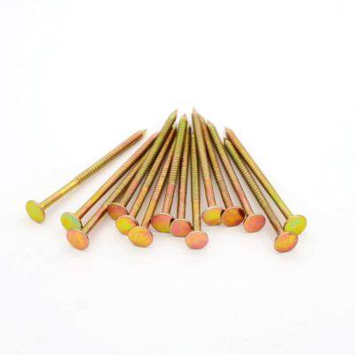 Clous de toiture de haut de toit sécurisés galvanisés par immersion à chaud - 2000 pièces/boîte Emballage industriel