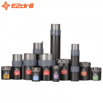 Ezdrill Aq/Nq/Bq/Hq/Pq/Hard Rock Mining Rock Coring Rig Diamond Impregnated Core Drill Bits
