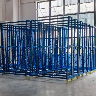 Powder-coated Textile Sorting Cart With Divided Compartments photo-5