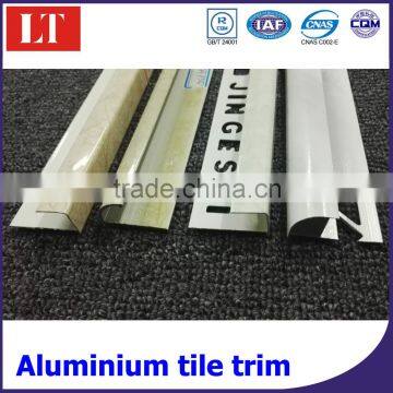 Different thickness aluminum metal balcony tile trim