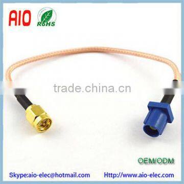 RG316 15CM GPS Antenna Extension Cable Fakra C Plug to SMA Male Plug Pigtail Cable photo-2